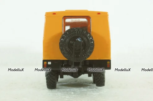 Урал-4322 6х6 Вахтовый автобус, оранжевый, Наши Грузовики №31, 1:43