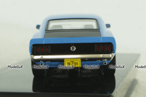 Ford Mustang Boss 302 1970, blue, CLC569, IXO 1:43