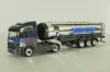 Mercedes Actros 1843 with semi-trailer tank "Seifert" grey/chrome, 144286, Herpa 1:87