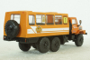 Урал-4322 6х6 Вахтовый автобус, оранжевый, Наши Грузовики №31, 1:43