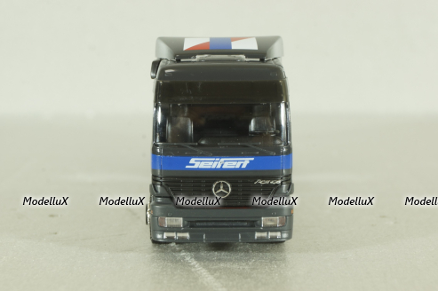 Mercedes Actros 1843 with semi-trailer tank "Seifert" grey/chrome, 144286, Herpa 1:87