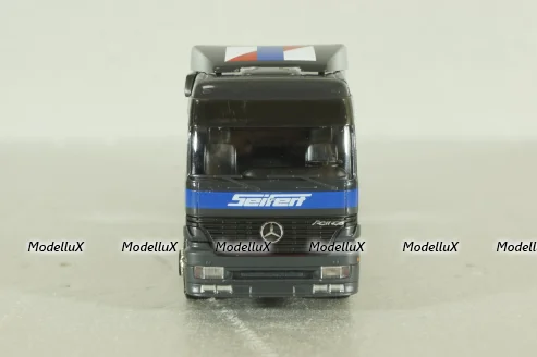Mercedes Actros 1843 with semi-trailer tank "Seifert" grey/chrome, 144286, Herpa 1:87