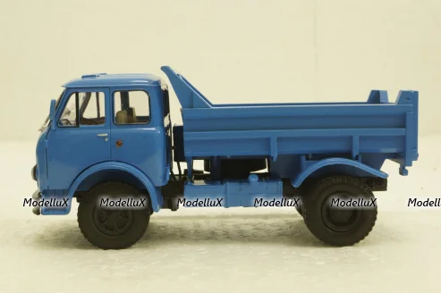 Маз-503А, самосвал, 1975 синий, Н758,  Наш Автопром 1:43