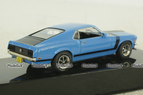Ford Mustang Boss 302 1970, blue, CLC569, IXO 1:43