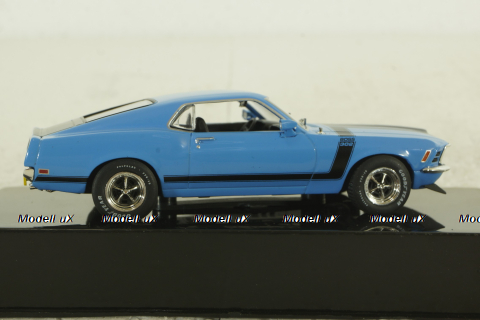 Ford Mustang Boss 302 1970, blue, CLC569, IXO 1:43