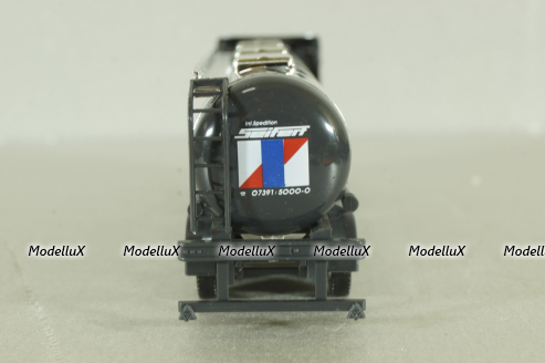 Mercedes Actros 1843 with semi-trailer tank "Seifert" grey/chrome, 144286, Herpa 1:87