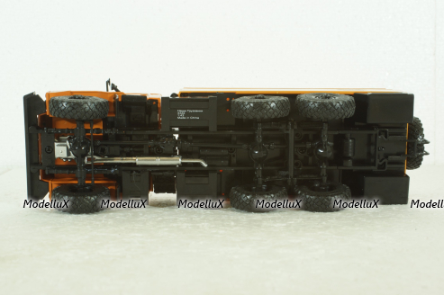 Урал-4322 6х6 Вахтовый автобус, оранжевый, Наши Грузовики №31, 1:43