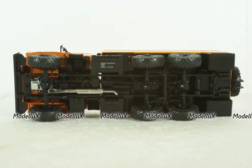 Урал-4322 6х6 Вахтовый автобус, оранжевый, Наши Грузовики №31, 1:43