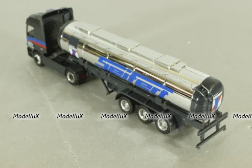 Mercedes Actros 1843 with semi-trailer tank "Seifert" grey/chrome, 144286, Herpa 1:87