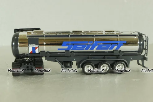 Mercedes Actros 1843 with semi-trailer tank "Seifert" grey/chrome, 144286, Herpa 1:87
