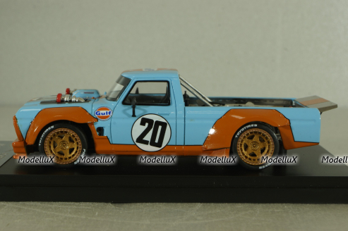 Ford Pick up Hoonigan Truck #20 (Gulf), Blue/orange, HRN-Models 1:43