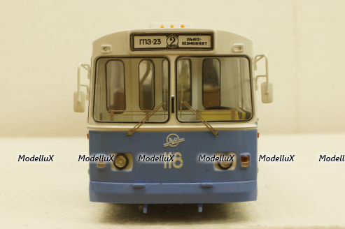 ЗиУ-10 (ЗиУ-683) троллейбус (бело-голубой), SSM4006, SSM 1:43
