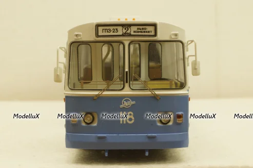 ЗиУ-10 (ЗиУ-683) троллейбус (бело-голубой), SSM4006, SSM 1:43