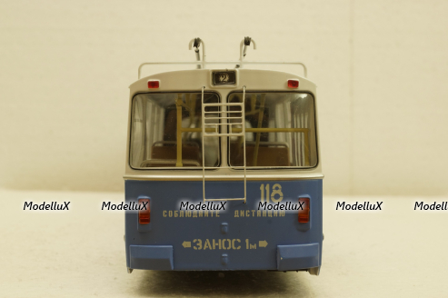 ЗиУ-10 (ЗиУ-683) троллейбус (бело-голубой), SSM4006, SSM 1:43