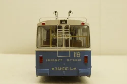 ЗиУ-10 (ЗиУ-683) троллейбус (бело-голубой), SSM4006, SSM 1:43