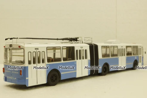 ЗиУ-10 (ЗиУ-683) троллейбус (бело-голубой), SSM4006, SSM 1:43