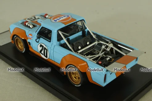 Ford Pick up Hoonigan Truck #20 (Gulf), Blue/orange, HRN-Models 1:43