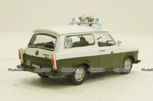 Trabant P601, Universal, Полицейские Машины Мира №22, 1:43