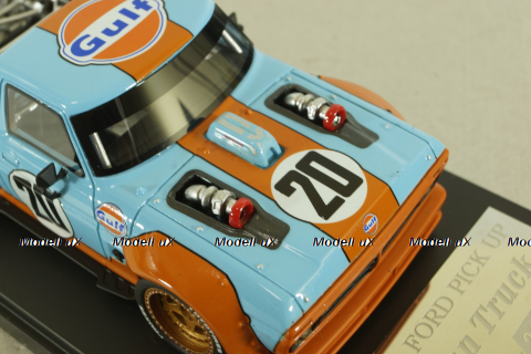 Ford Pick up Hoonigan Truck #20 (Gulf), Blue/orange, HRN-Models 1:43