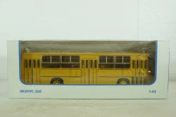 Икарус-260, городской (желтый), 900018, Советский Автобус 1:43