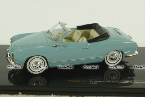 Volkswagen Karmann Ghia 1955, lightblue, CLC563, IXO 1:43