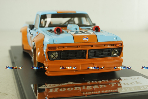 Ford Pick up Hoonigan Truck #20 (Gulf), Blue/orange, HRN-Models 1:43