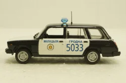 Ваз-2104 Жигули, Милицыя Гродна 1984, Полицейские Машины Мира №55, 1:43