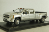 Chevrolet Silverado 3500HD 2011, silver, 109002, GLM 1:43 