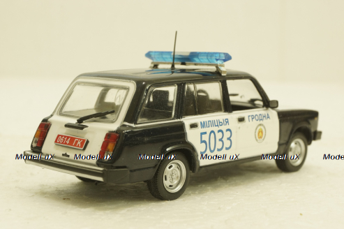 Ваз-2104 Жигули, Милицыя Гродна 1984, Полицейские Машины Мира №55, 1:43