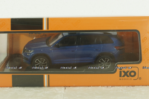 Skoda Kodiaq Sportline 2018, blue, CLC559, IXO 1:43