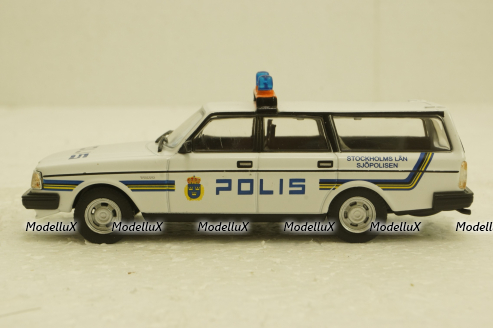 Volvo 240, Polis, Полицейские Машины Мира №56, 1:43