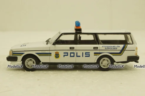 Volvo 240, Polis, Полицейские Машины Мира №56, 1:43