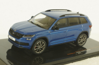 Skoda Kodiaq Sportline 2018, blue, CLC559, IXO 1:43