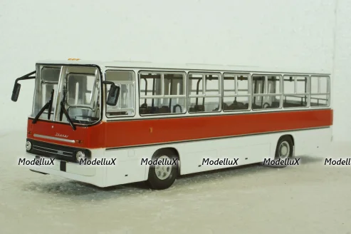 Икарус-260, городской (бело-красный), 900025, Советский Автобус 1:43