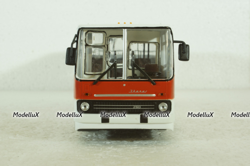 Икарус-260, городской (бело-красный), 900025, Советский Автобус 1:43