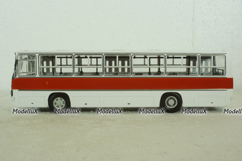Икарус-260, городской (бело-красный), 900025, Советский Автобус 1:43