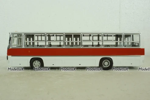 Икарус-260, городской (бело-красный), 900025, Советский Автобус 1:43