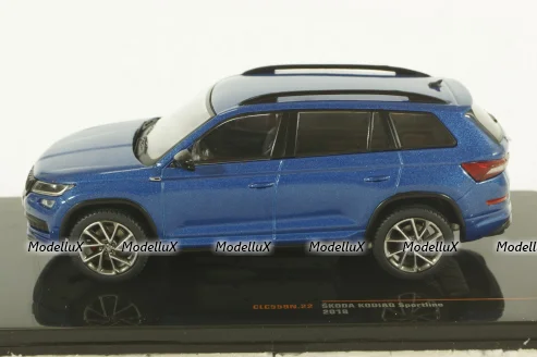 Skoda Kodiaq Sportline 2018, blue, CLC559, IXO 1:43