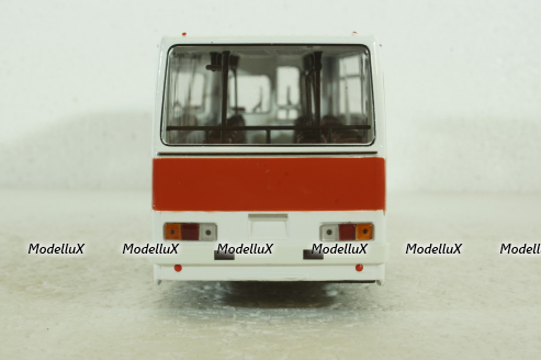 Икарус-260, городской (бело-красный), 900025, Советский Автобус 1:43