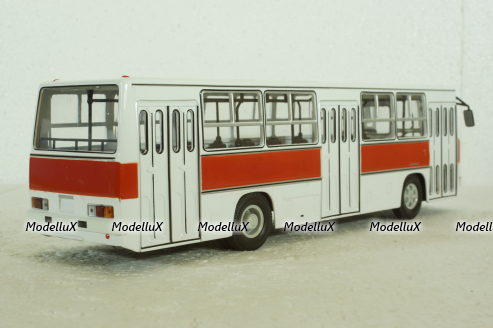 Икарус-260, городской (бело-красный), 900025, Советский Автобус 1:43