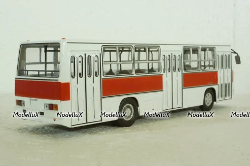 Икарус-260, городской (бело-красный), 900025, Советский Автобус 1:43