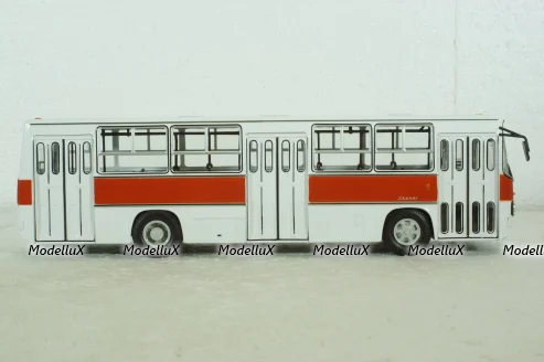 Икарус-260, городской (бело-красный), 900025, Советский Автобус 1:43