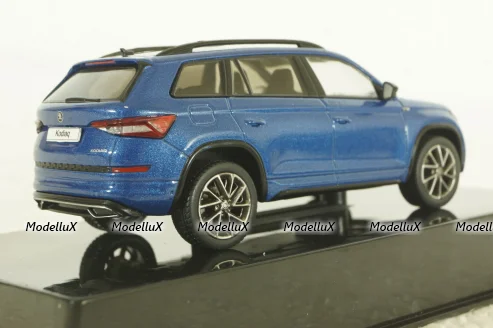 Skoda Kodiaq Sportline 2018, blue, CLC559, IXO 1:43