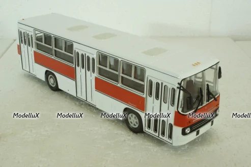 Икарус-260, городской (бело-красный), 900025, Советский Автобус 1:43