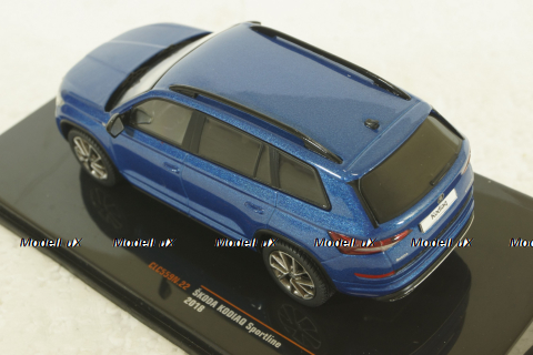 Skoda Kodiaq Sportline 2018, blue, CLC559, IXO 1:43