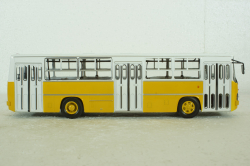 Икарус-260, желтый (белые двери), 900483, Советский Автобус 1:43