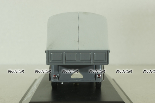 Mercedes 170V (W136) pickup truck with awning "Deutsche Bundesbahn" 1951, grey, 02264, Schuco 1:43