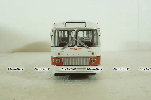 Икарус-556, бело-красный, 360003, Советский Автобус 1:43