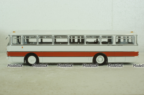 Икарус-556, бело-красный, 360003, Советский Автобус 1:43