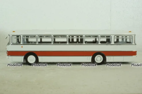 Икарус-556, бело-красный, 360003, Советский Автобус 1:43